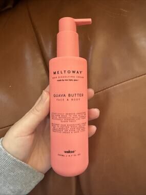 Wakse Meltoway Hair Dissolving Cream Guava Butter Face and Body 6.7 oz